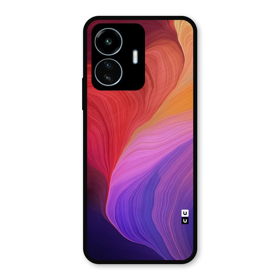 Modern Colors Mix Metal Back Case for vivo iQOO Z6 Lite 5G