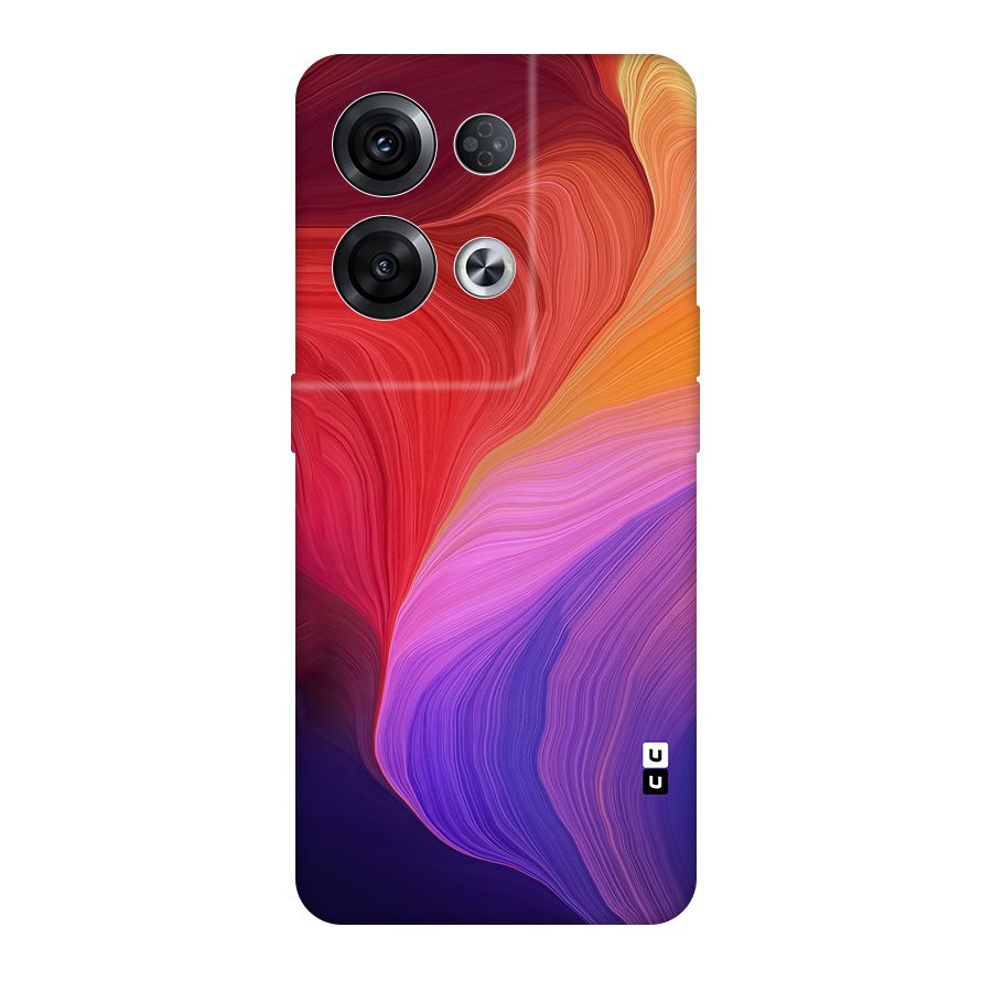 Modern Colors Mix Original Polycarbonate Back Case for Oppo Reno8 Pro 5G