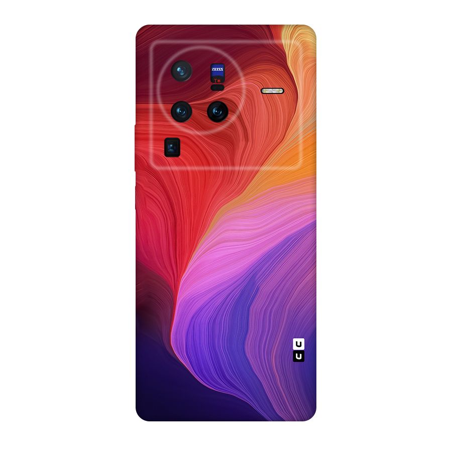 Modern Colors Mix Original Polycarbonate Back Case for Vivo X80