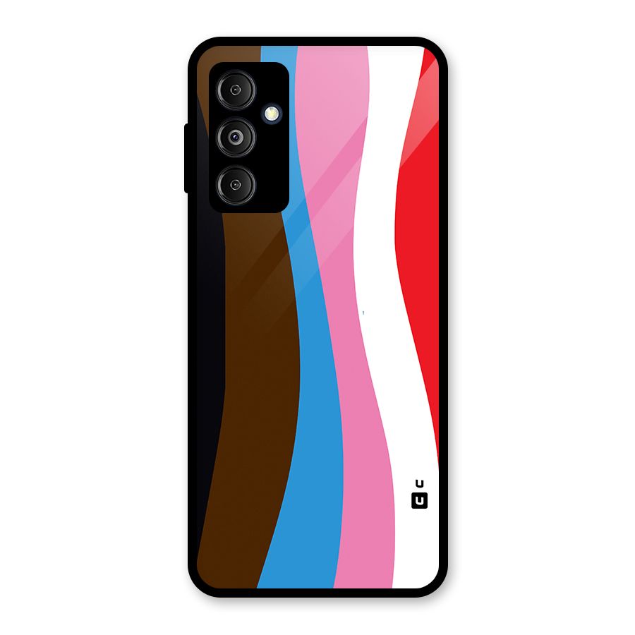 Modern Curves Glass Back Case for Galaxy M14 5G