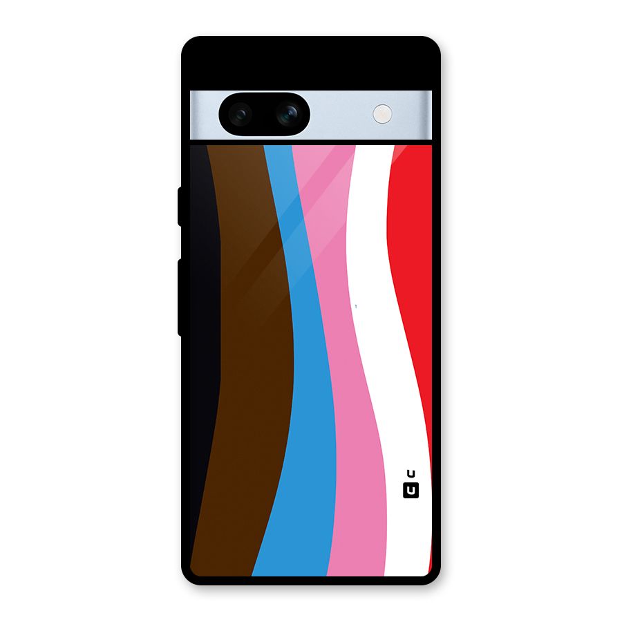 Modern Curves Glass Back Case for Google Pixel 7a