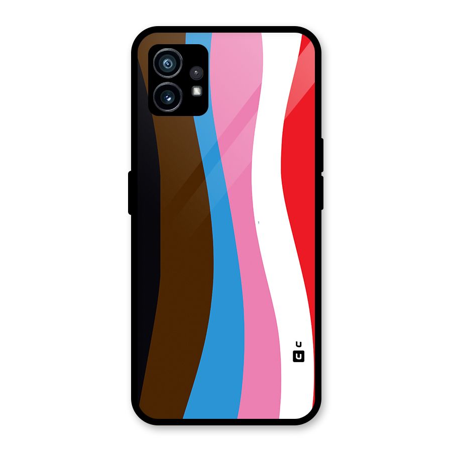 Modern Curves Glass Back Case for Nothing Phone 1