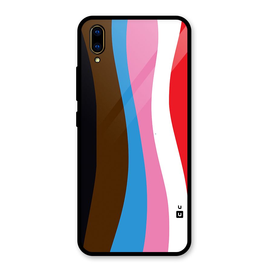 Modern Curves Glass Back Case for Vivo V11 Pro