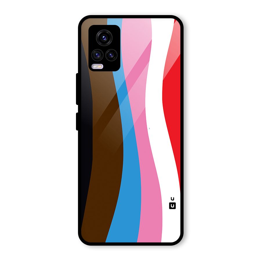 Modern Curves Glass Back Case for Vivo V20 2021