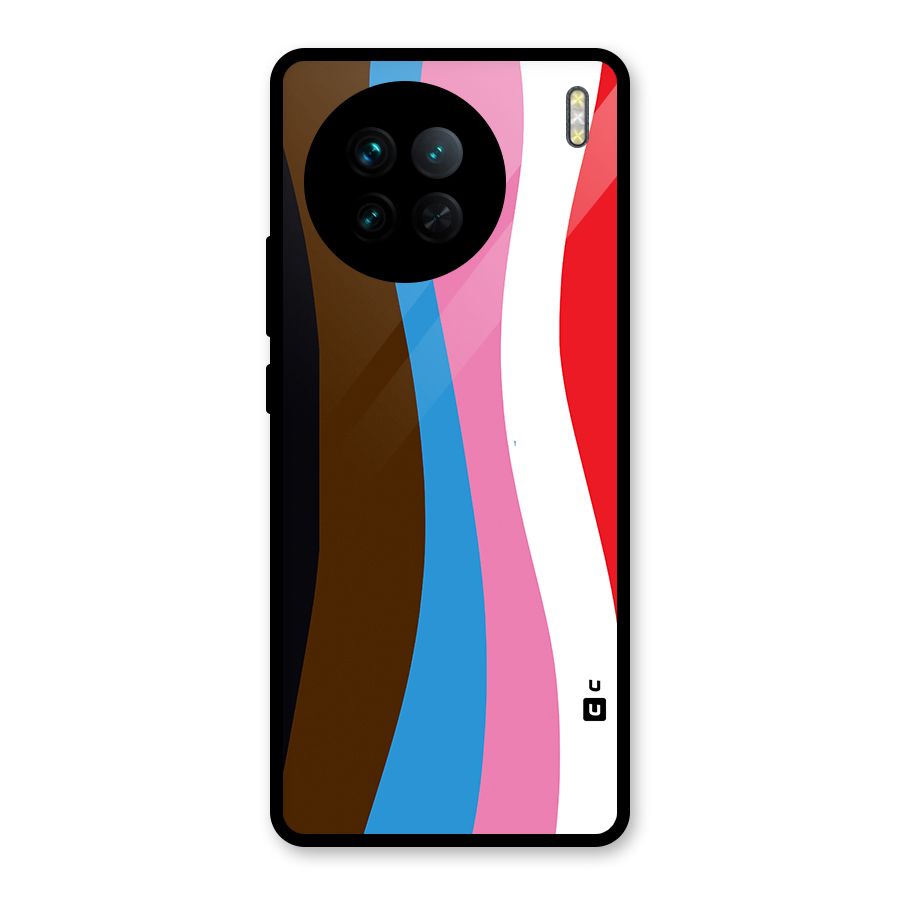Modern Curves Glass Back Case for Vivo X90