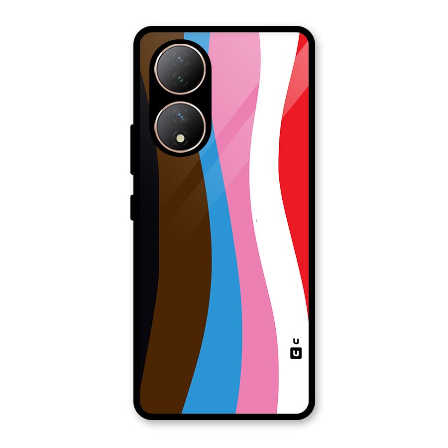 Modern Curves Glass Back Case for Vivo Y100A