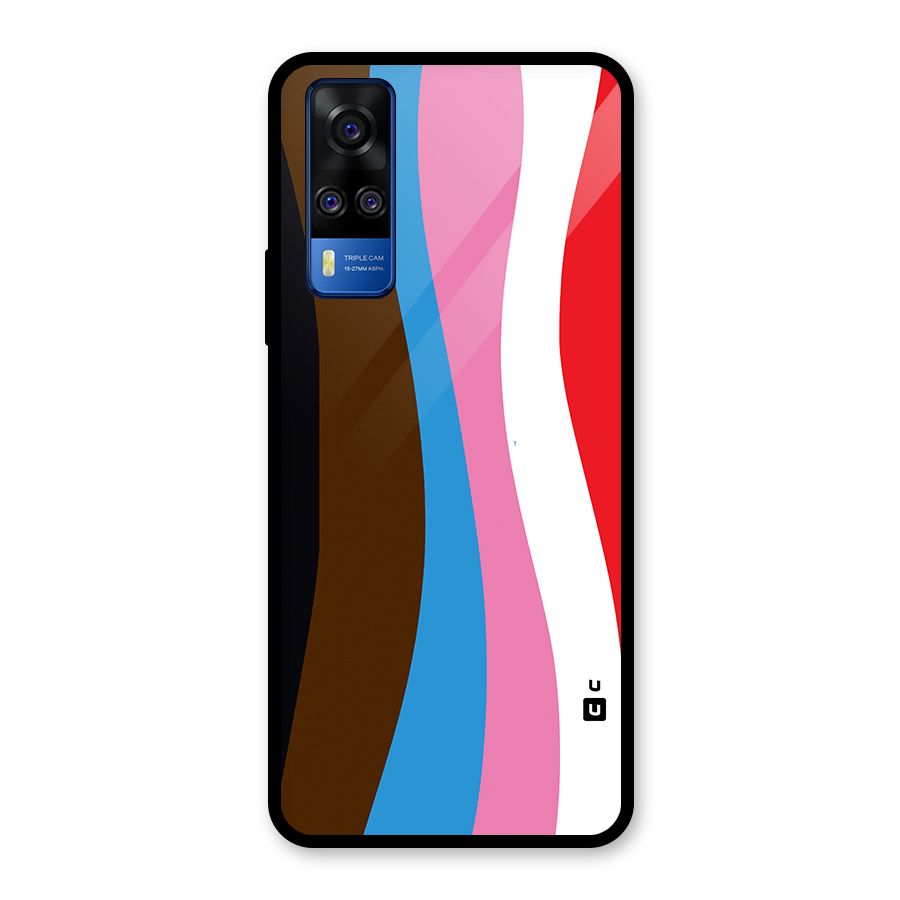 Modern Curves Glass Back Case for Vivo Y31