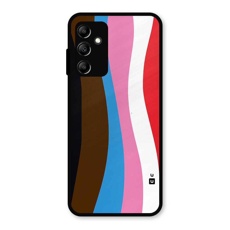 Modern Curves Metal Back Case for Galaxy A14 5G