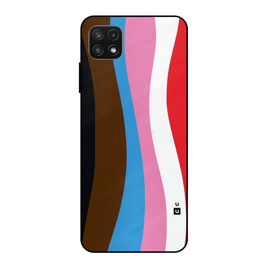 Modern Curves Metal Back Case for Galaxy A22 5G