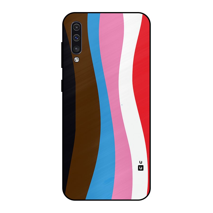 Modern Curves Metal Back Case for Galaxy A30s