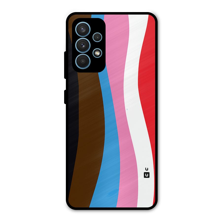 Modern Curves Metal Back Case for Galaxy A32