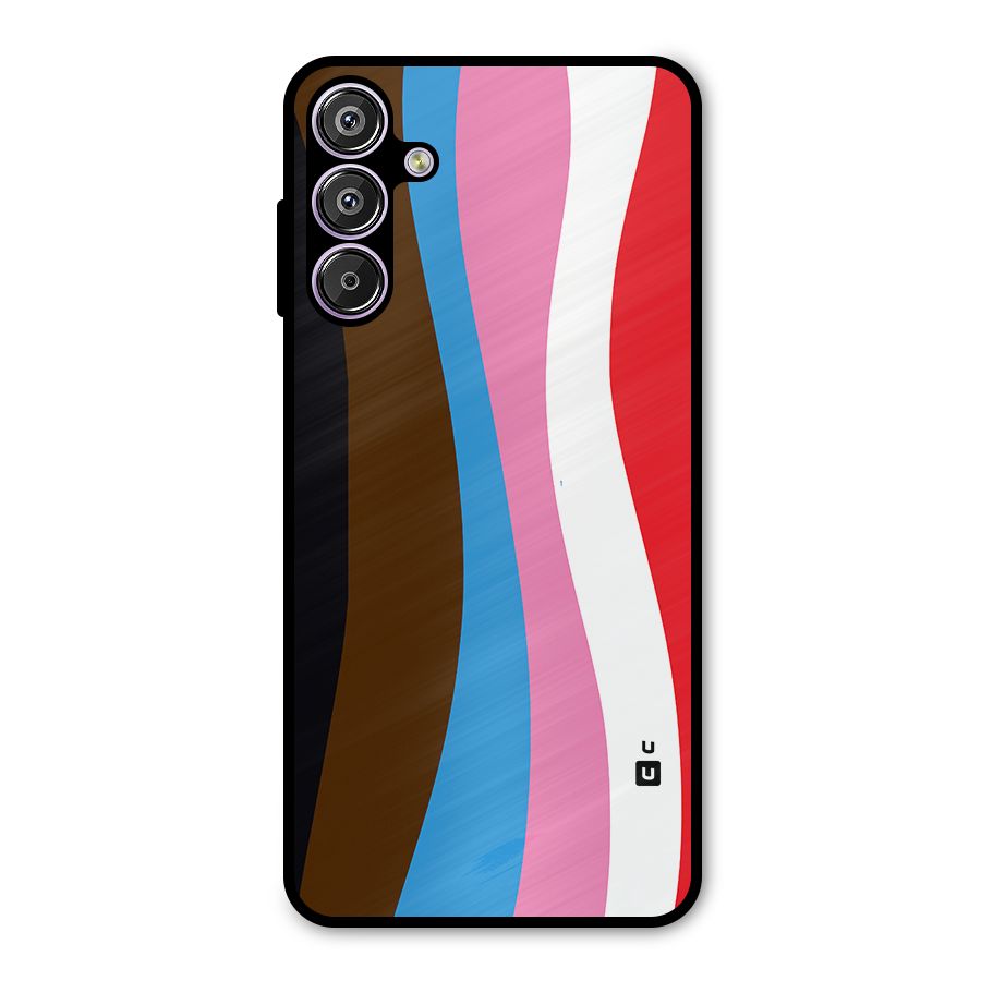 Modern Curves Metal Back Case for Galaxy M15