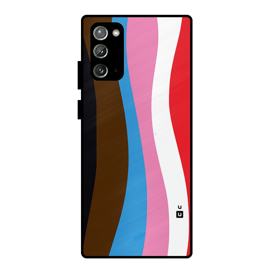 Modern Curves Metal Back Case for Galaxy Note 20