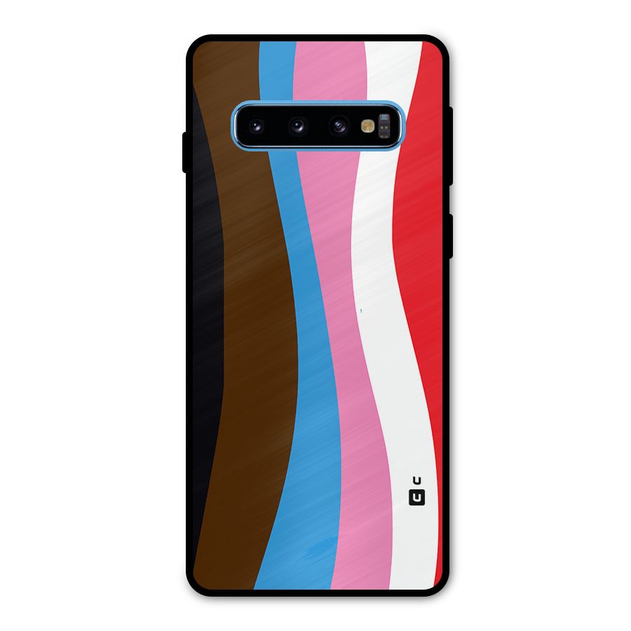 Modern Curves Metal Back Case for Galaxy S10