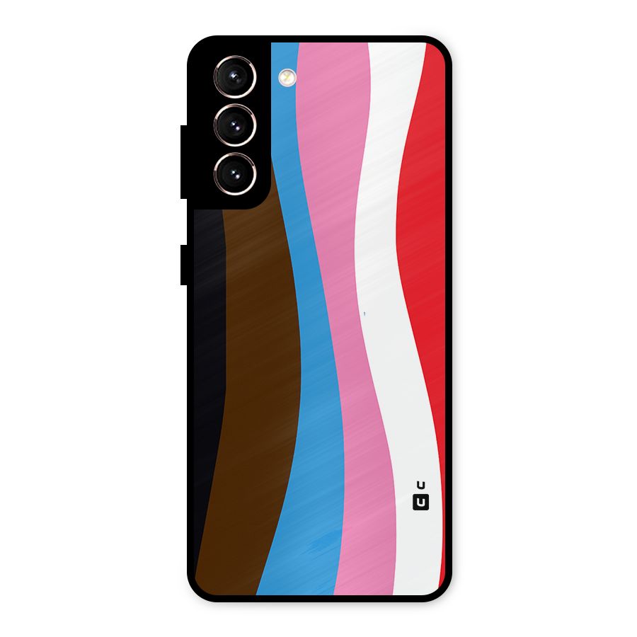 Modern Curves Metal Back Case for Galaxy S21 5G
