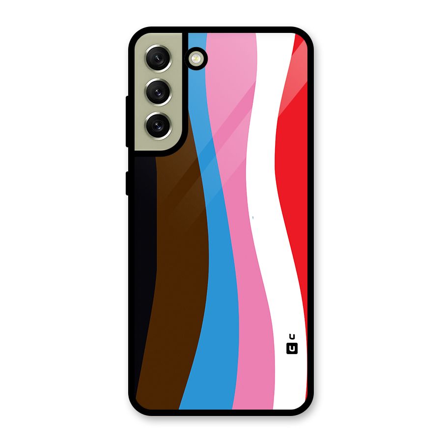 Modern Curves Metal Back Case for Galaxy S21 FE 5G (2023)