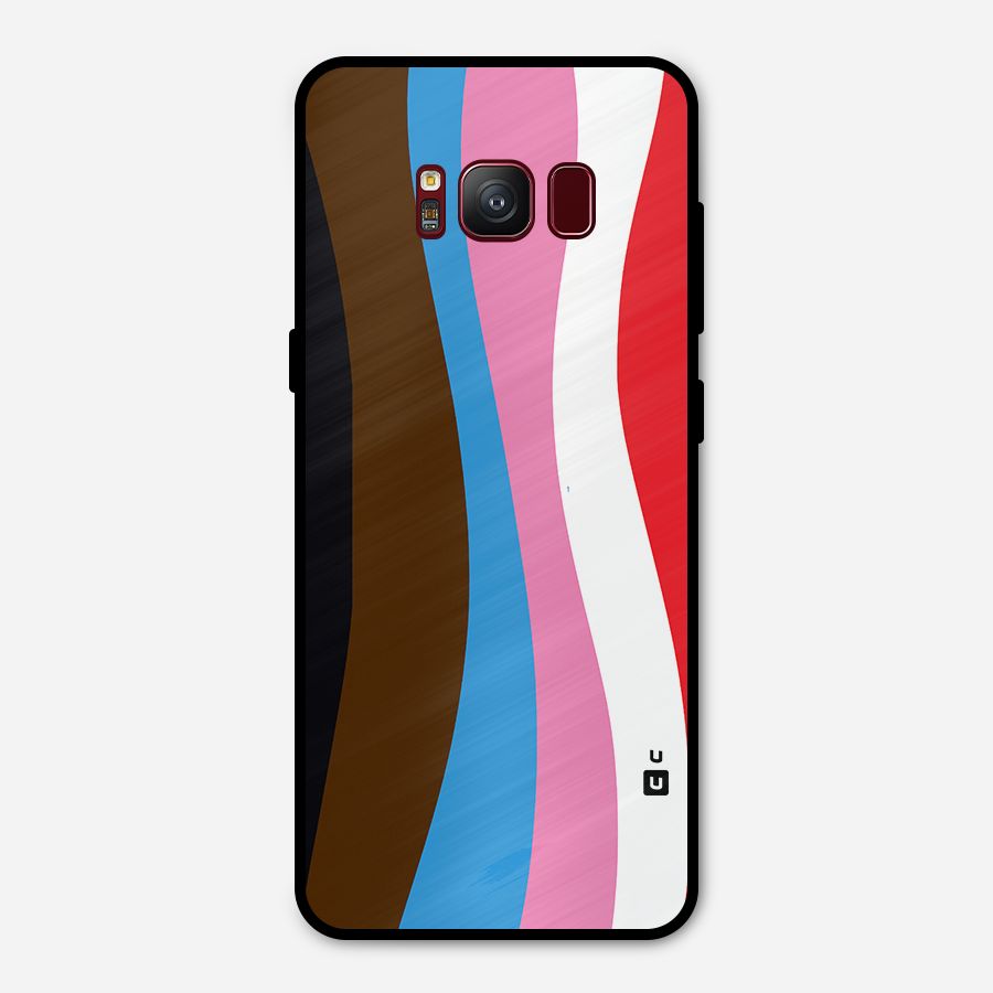Modern Curves Metal Back Case for Galaxy S8