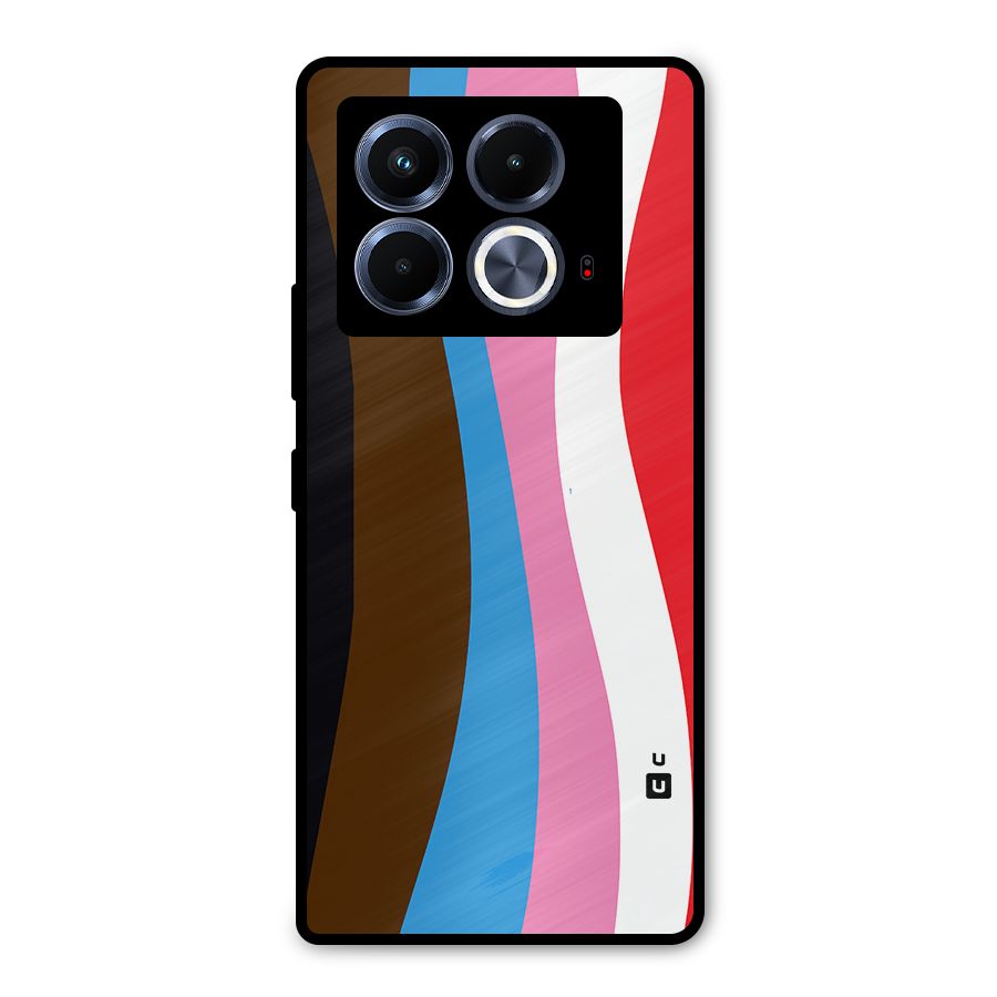 Modern Curves Metal Back Case for Infinix Note 40 5G