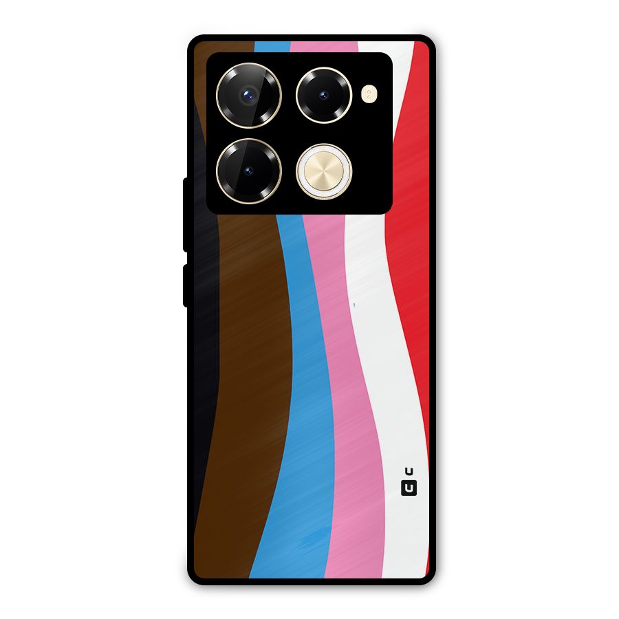 Modern Curves Metal Back Case for Infinix Note 40 Pro