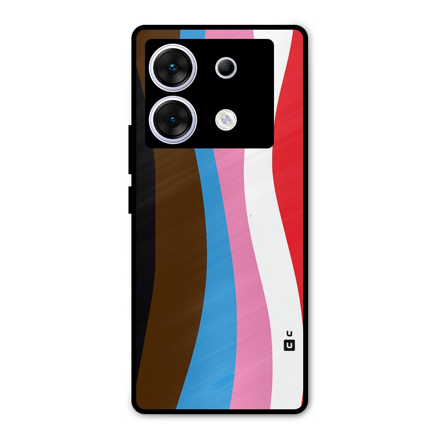 Modern Curves Metal Back Case for Infinix Zero 30 5G