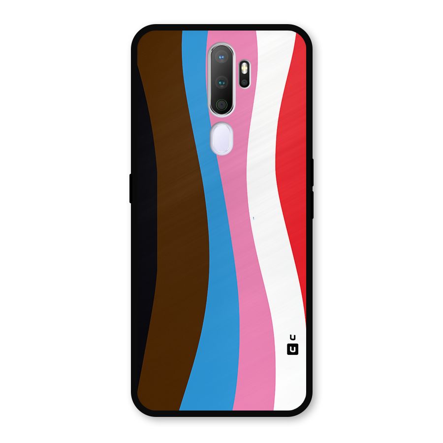 Modern Curves Metal Back Case for Oppo A5 (2020)