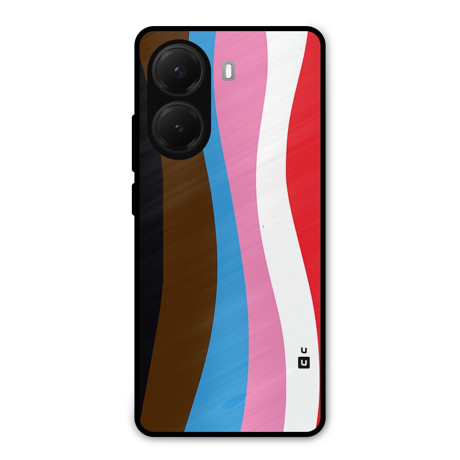 Modern Curves Metal Back Case for Poco X7 Pro