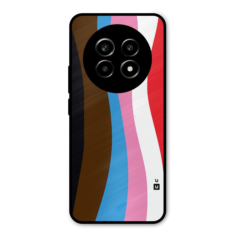 Modern Curves Metal Back Case for Realme 13 Pro