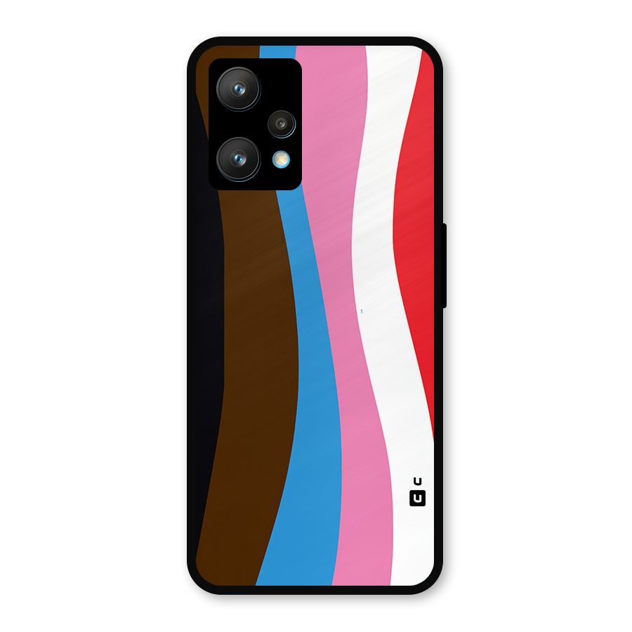 Modern Curves Metal Back Case for Realme 9