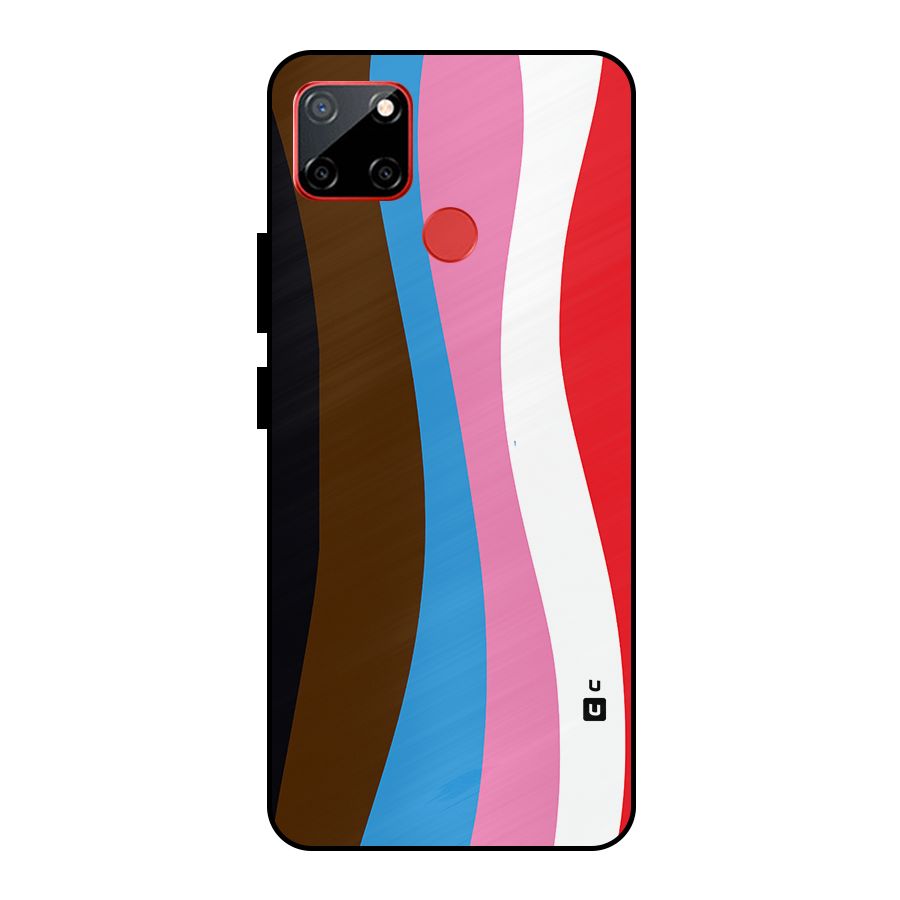 Modern Curves Metal Back Case for Realme C12