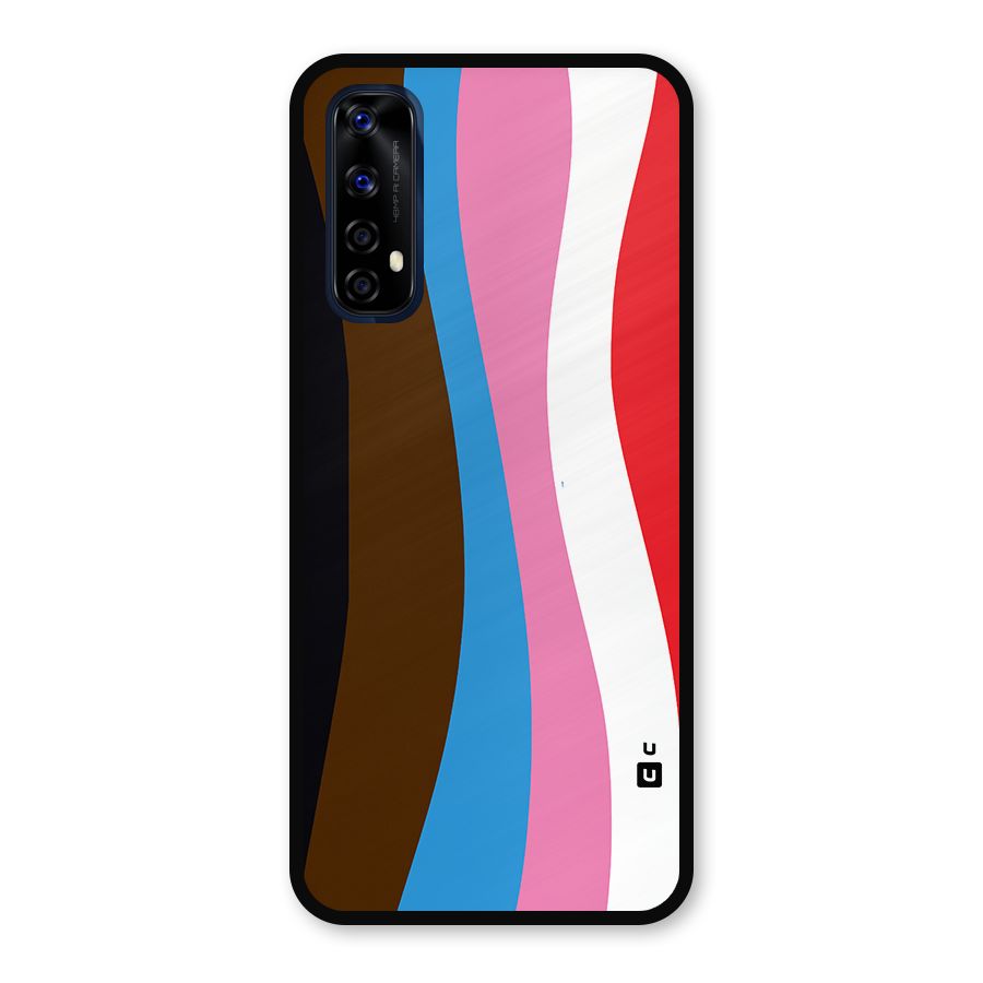 Modern Curves Metal Back Case for Realme Narzo 20 Pro