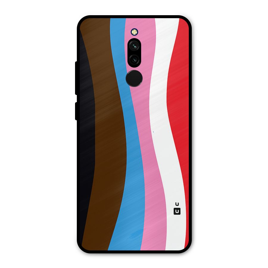 Modern Curves Metal Back Case for Redmi 8