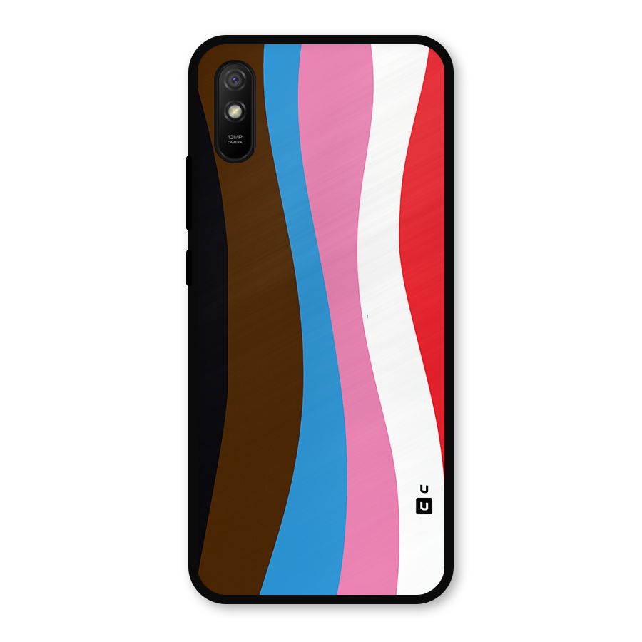 Modern Curves Metal Back Case for Redmi 9a