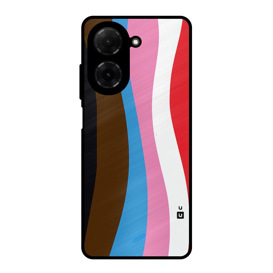 Modern Curves Metal Back Case for Redmi A5 4G