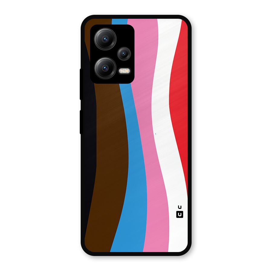 Modern Curves Metal Back Case for Redmi Note 12 5G