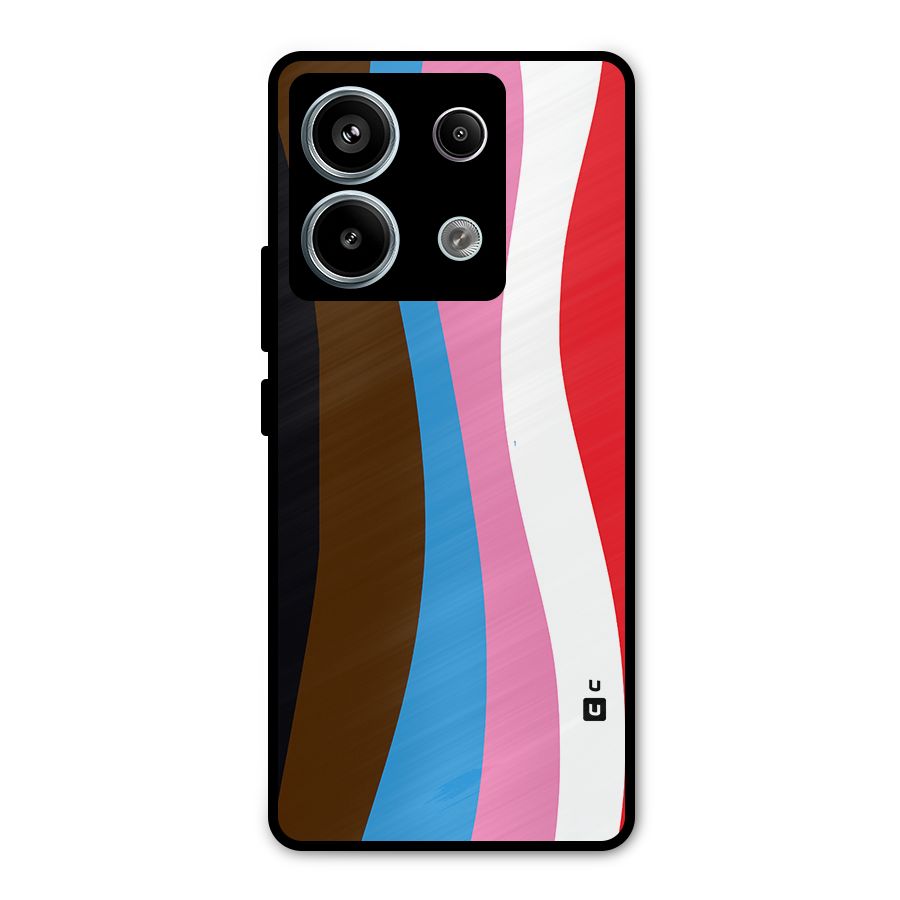 Modern Curves Metal Back Case for Redmi Note 13 Pro 5G
