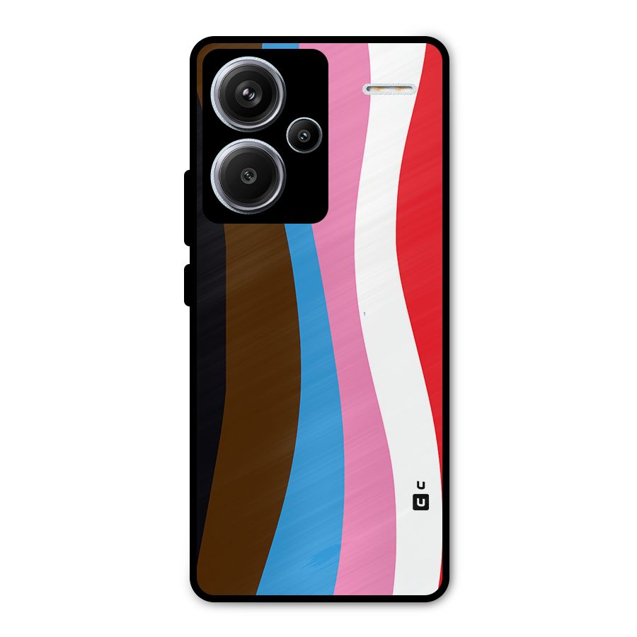 Modern Curves Metal Back Case for Redmi Note 13 Pro Plus