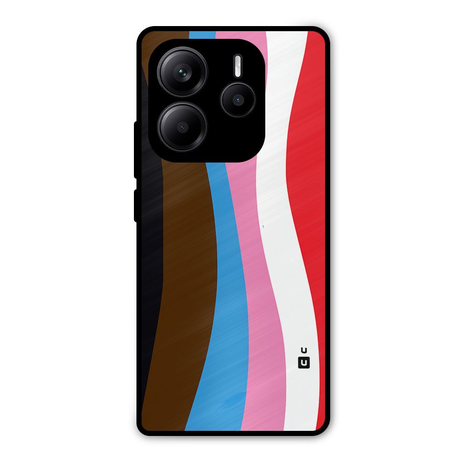 Modern Curves Metal Back Case for Redmi Note 14 5G