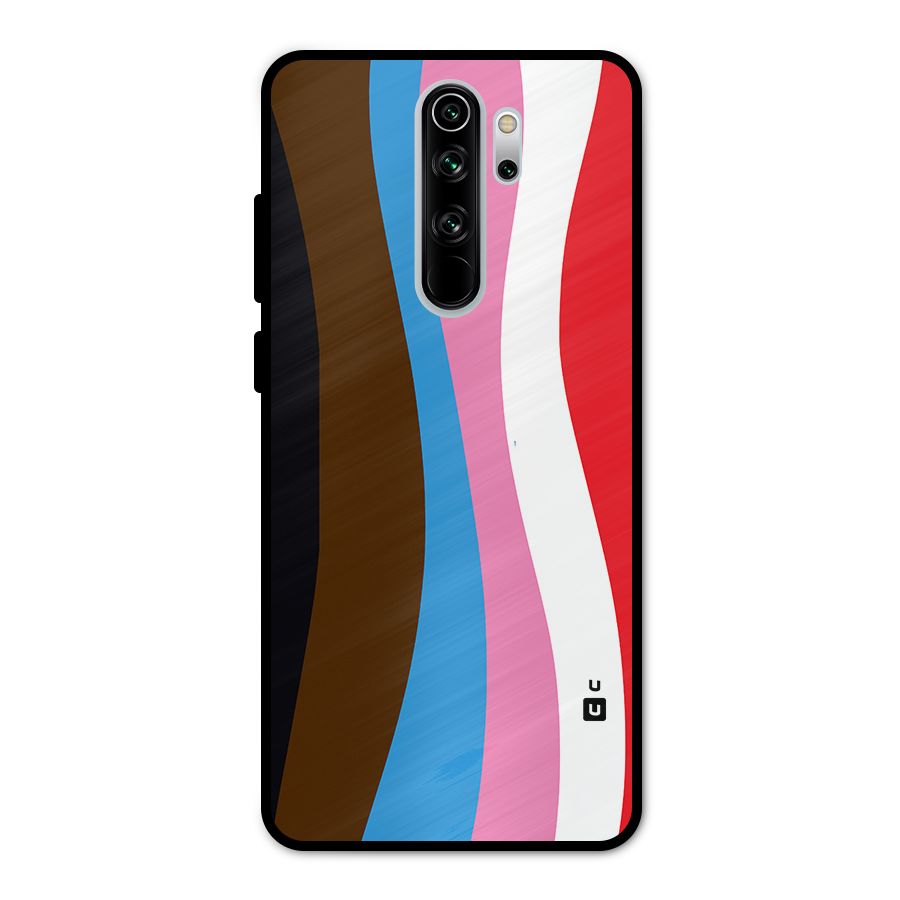Modern Curves Metal Back Case for Redmi Note 8 Pro