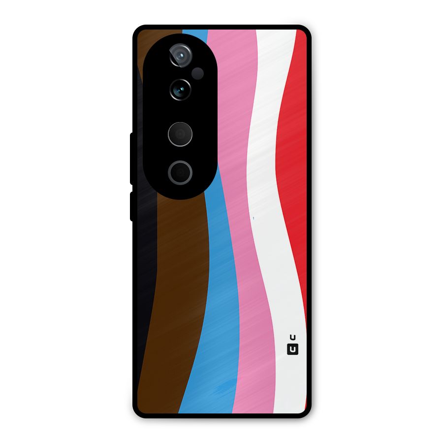 Modern Curves Metal Back Case for Vivo T3 Ultra