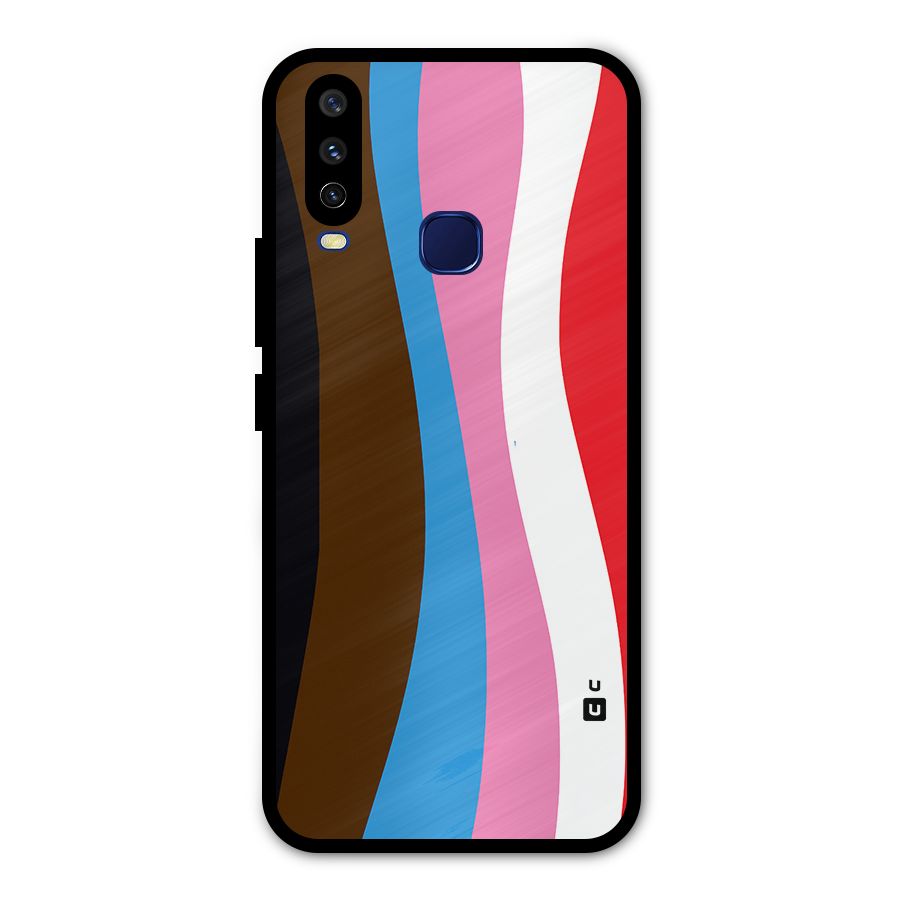 Modern Curves Metal Back Case for Vivo V17