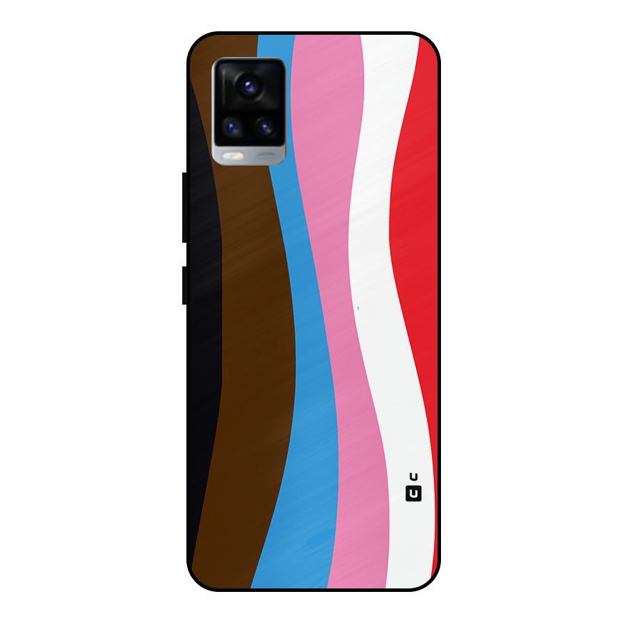 Modern Curves Metal Back Case for Vivo V20 2021
