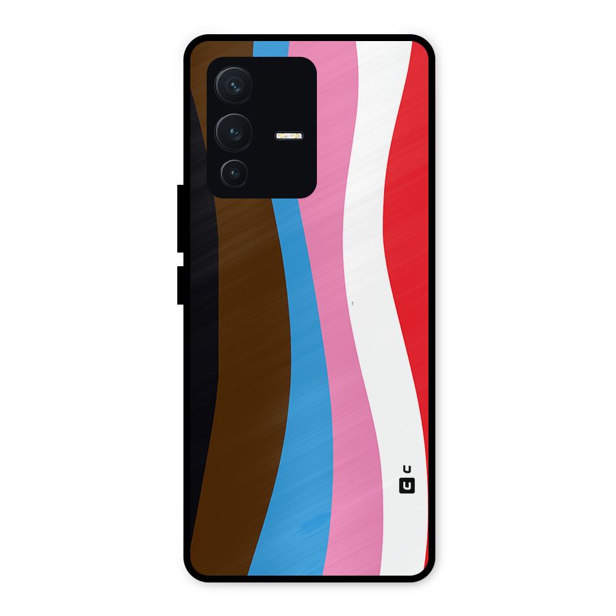 Modern Curves Metal Back Case for Vivo V23 5G