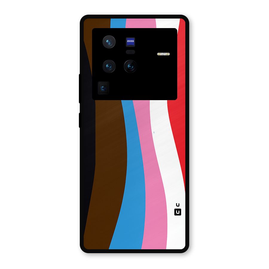 Modern Curves Metal Back Case for Vivo X80 Pro