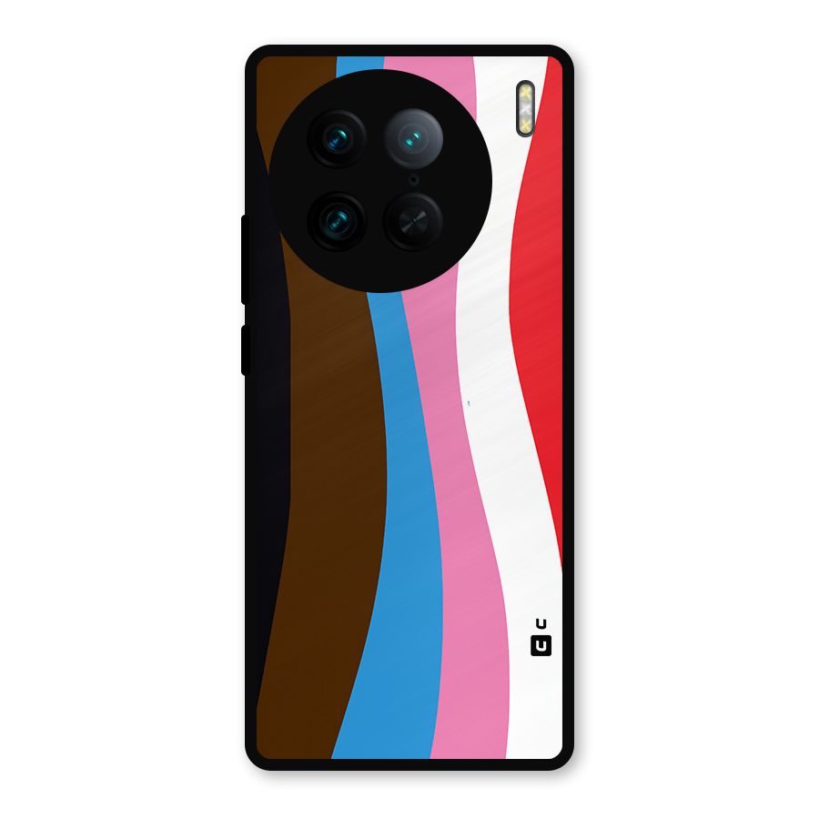 Modern Curves Metal Back Case for Vivo X90 Pro