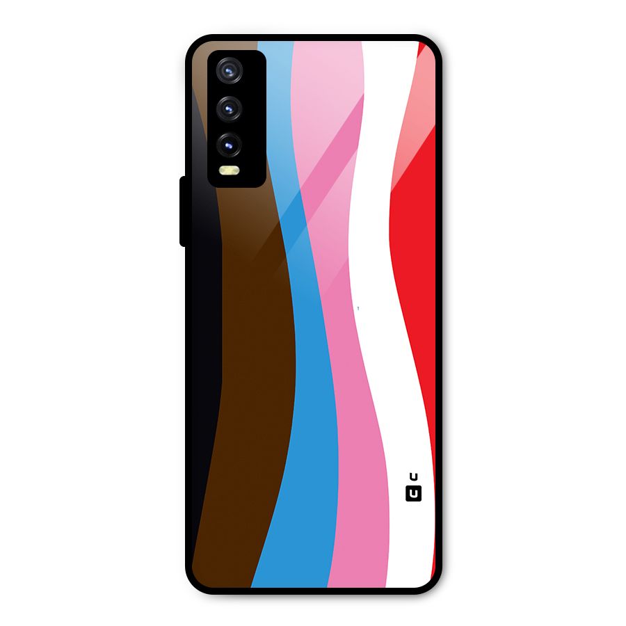 Modern Curves Metal Back Case for Vivo Y20i