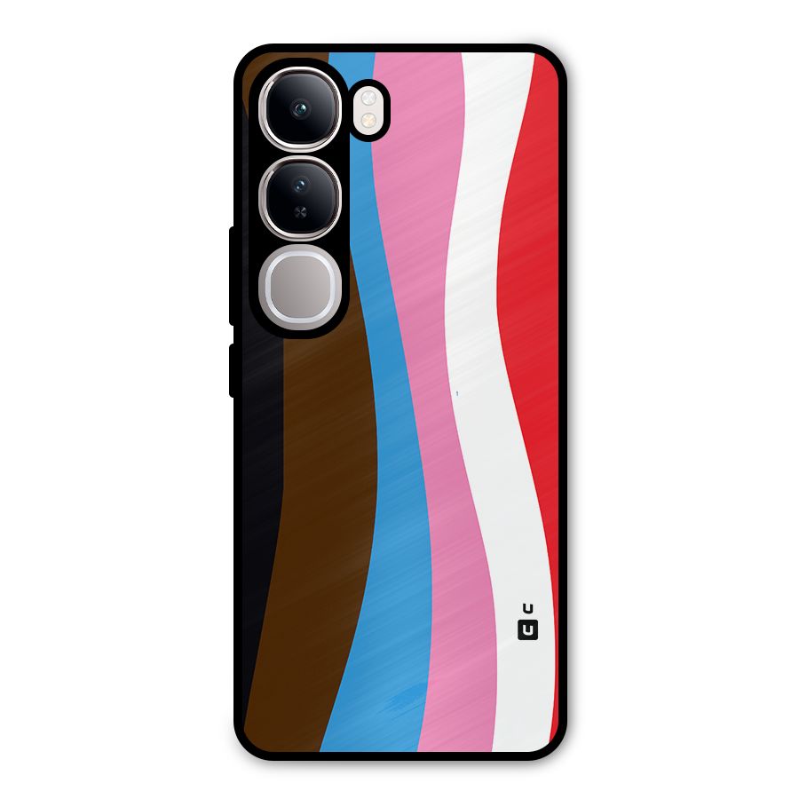 Modern Curves Metal Back Case for Vivo Y300