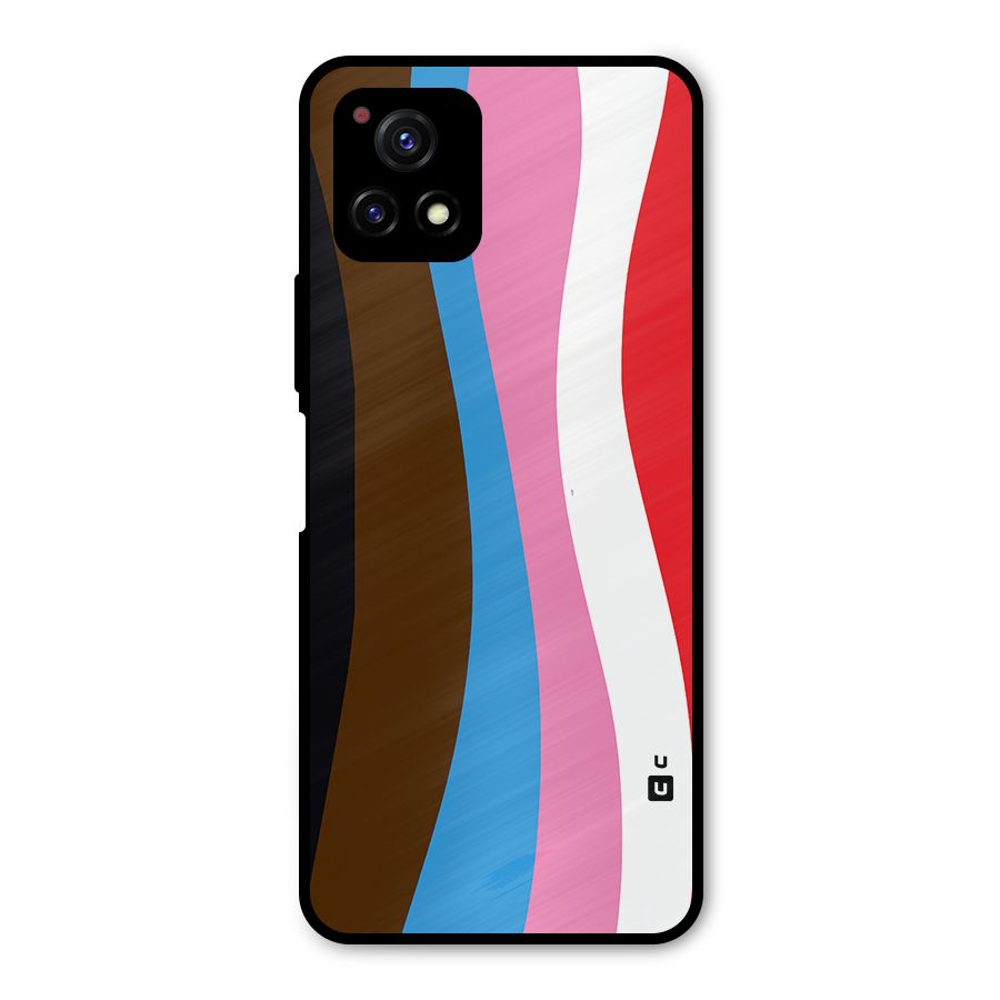 Modern Curves Metal Back Case for Vivo Y72 5G