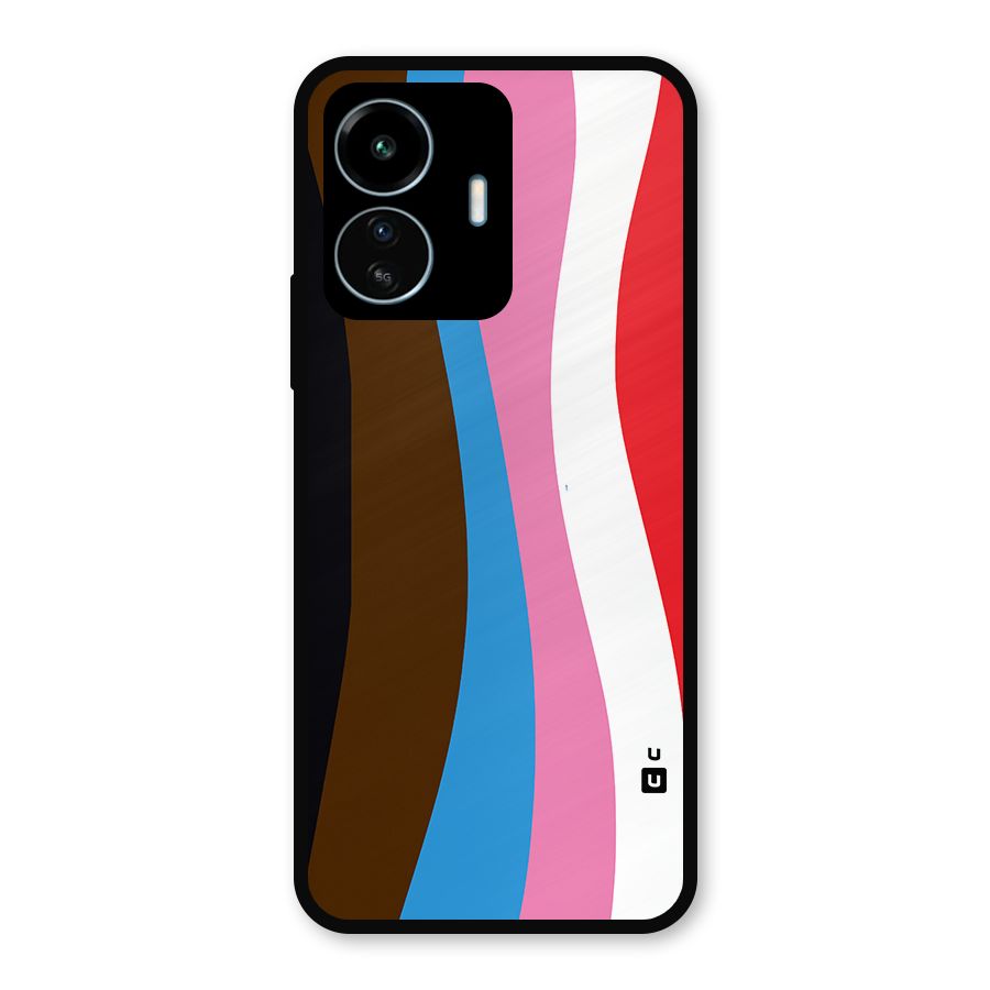 Modern Curves Metal Back Case for vivo iQOO Z6 Lite 5G