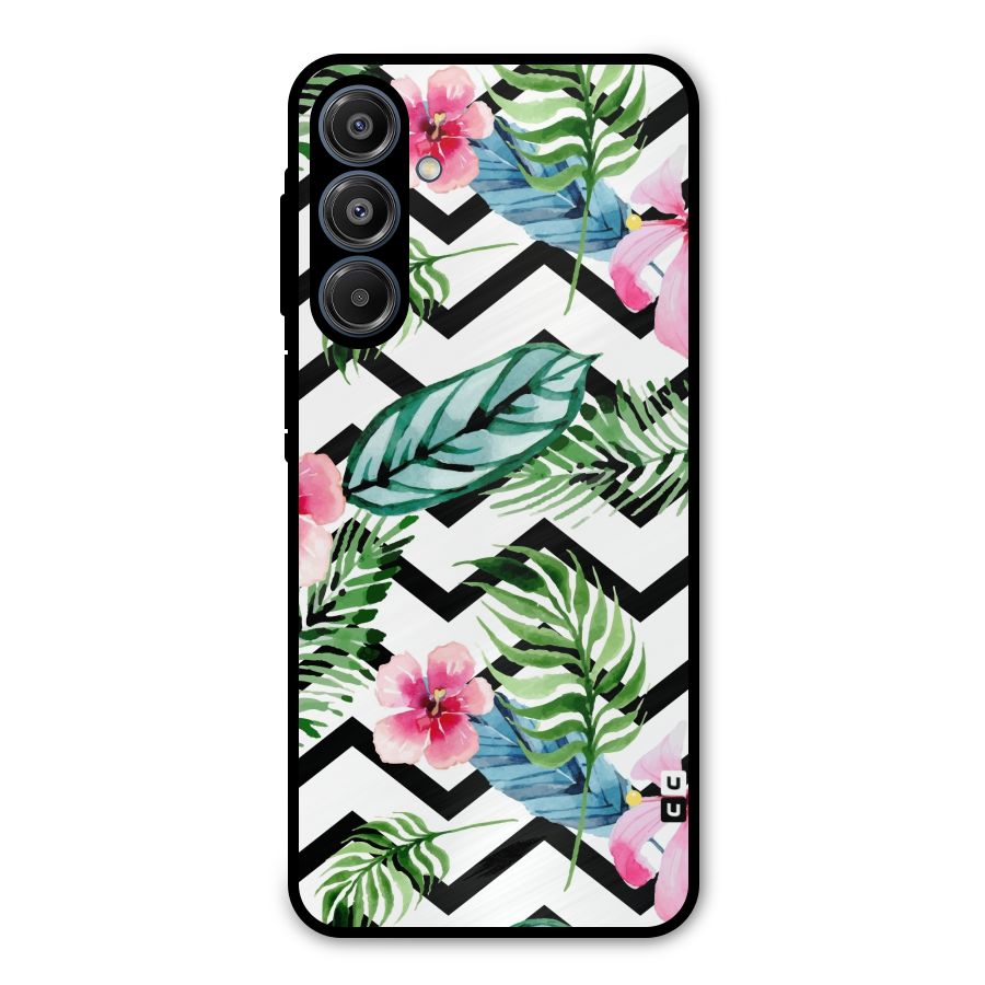 Modern Flowers Metal Back Case for Galaxy A16 5G