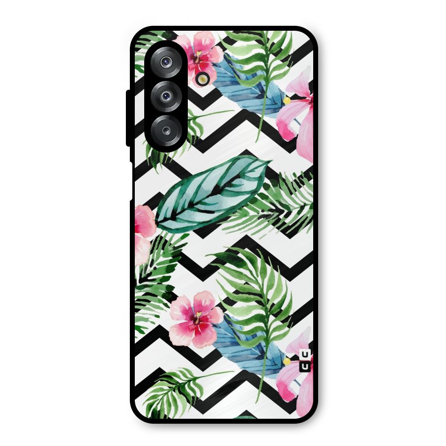 Modern Flowers Metal Back Case for Galaxy A26